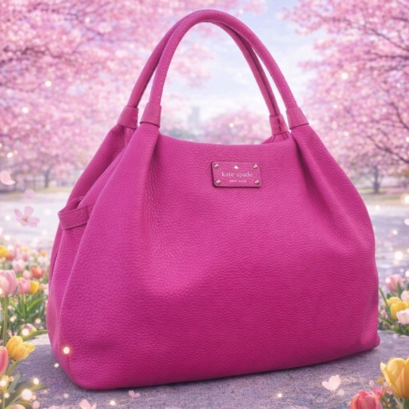 Kate Spade Pink Satchel (pristine condition) - Picture 3 of 9